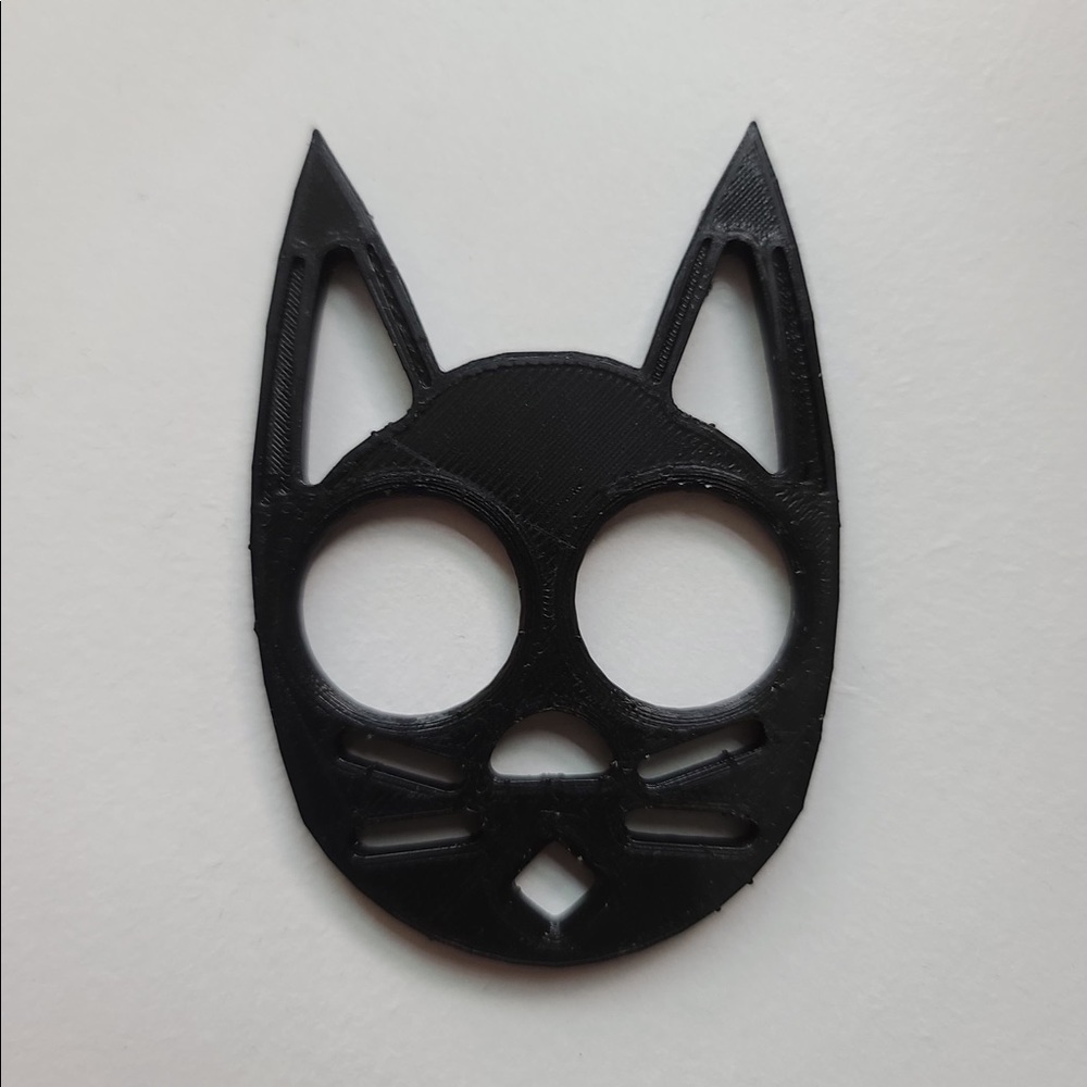 2 Self Defense Cat Keychains